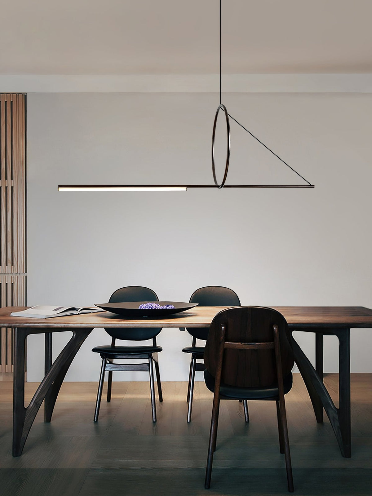 Angled Linear Pendant Light