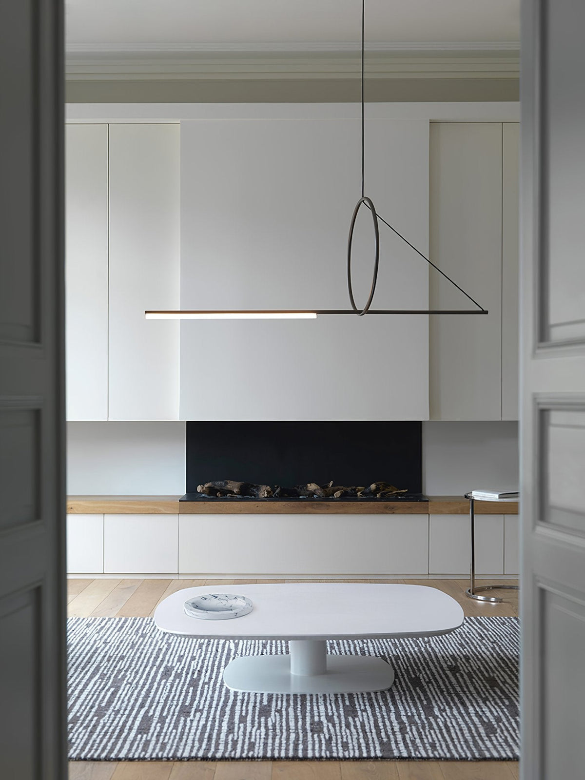 Angled Linear Pendant Light