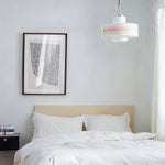 Anna Geometric Glass Pendant Light with Chrome Finish