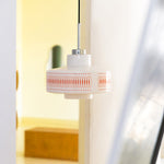 Anna Geometric Glass Pendant Light with Chrome Finish