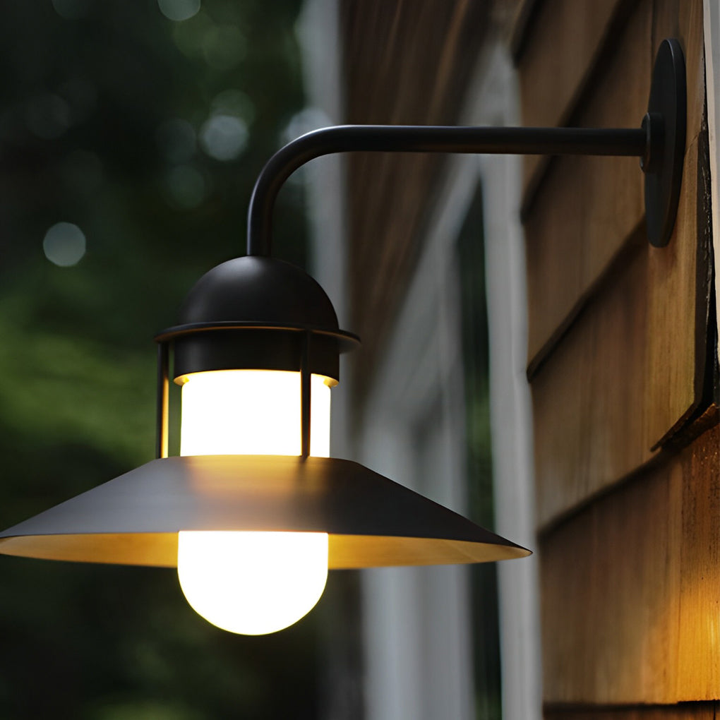 Antique Round Outdoor Wall Light Ha084645