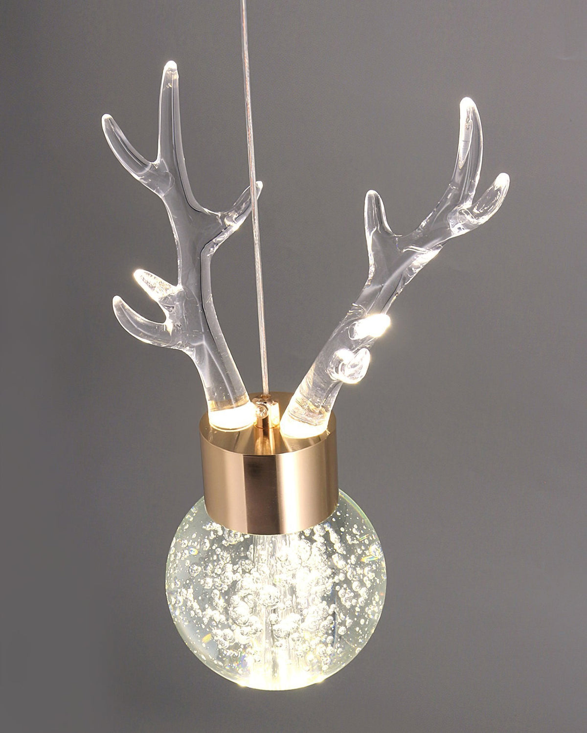Antler Bubble Pendant Light