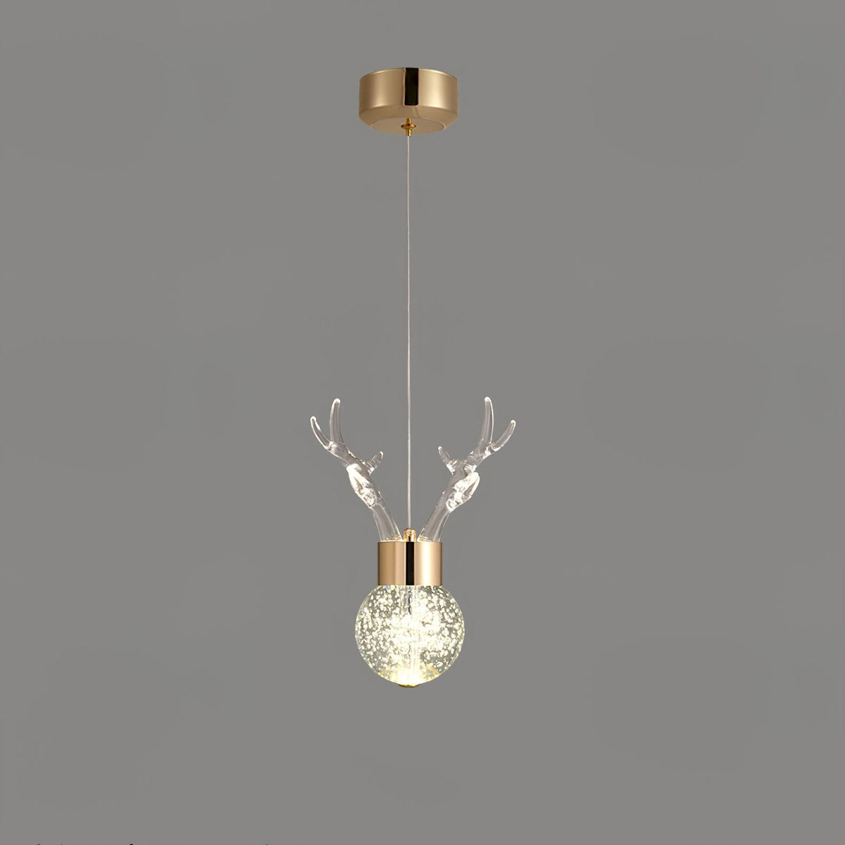Antler Bubble Pendant Light