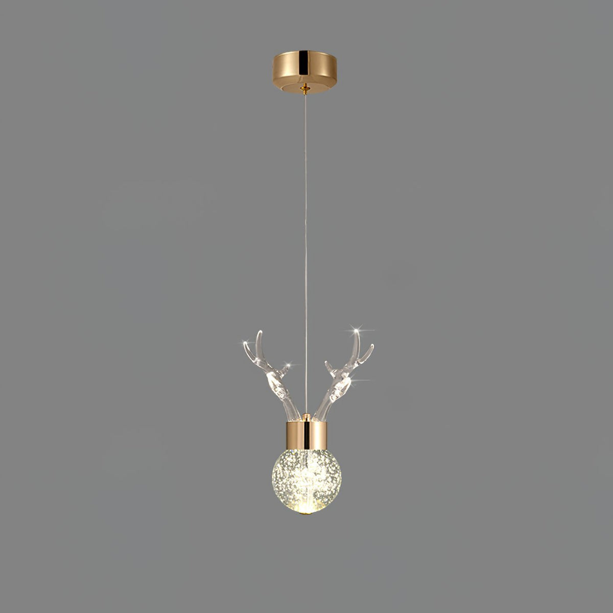 Antler Bubble Pendant Light