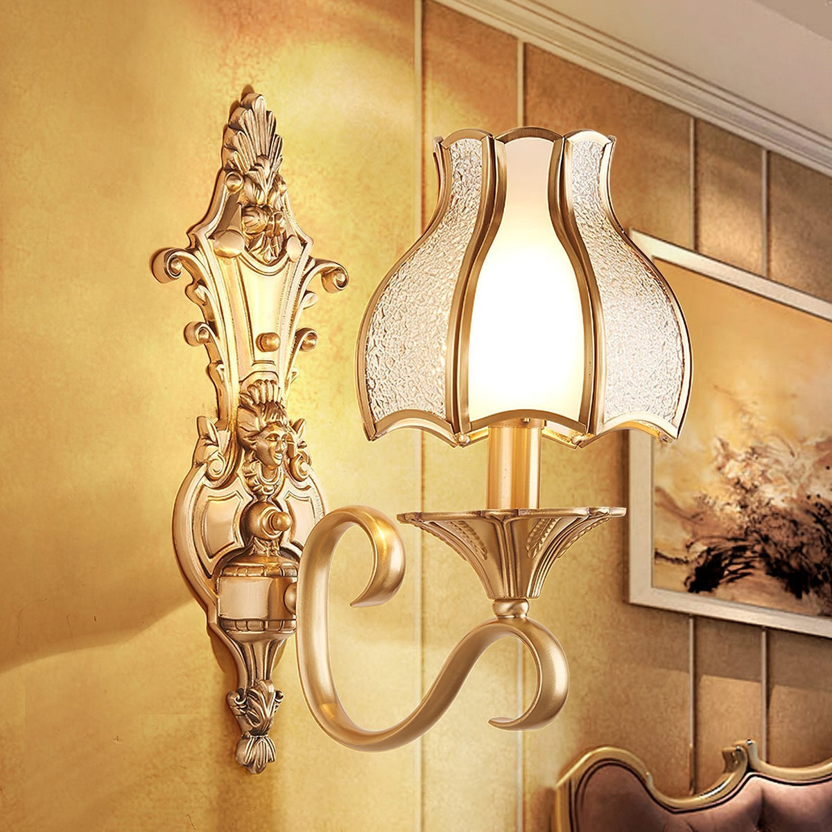 Anvia Brass Wall Light