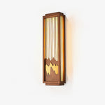 Anvia Outdoor Wall Light in Stainless Steel and Alabaster