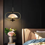 Aperture Pendant Light – Modern Glass & Metal Hanging Lamp for Living Room, Bedroom, Kitchen