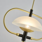 Aperture Pendant Light – Modern Glass & Metal Hanging Lamp for Living Room, Bedroom, Kitchen