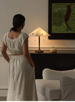 Apex Alabaster Prism Table Lamp — Sculptural Modern Illumination
