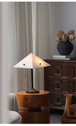 Apex Alabaster Prism Table Lamp — Sculptural Modern Illumination