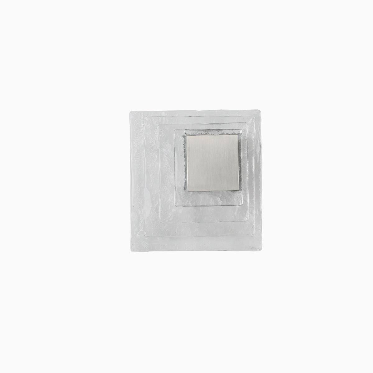 Aqua Cascade Wall Sconce – Handcrafted Textured Glass LED Light