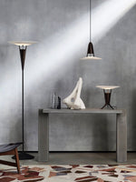 Aragon Alabaster Pendant Light – Sculptural Metal & Natural Stone