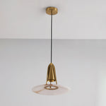 Aragon Alabaster Pendant Light – Sculptural Metal & Natural Stone