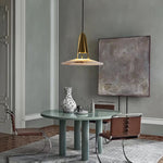 Aragon Alabaster Pendant Light – Sculptural Metal & Natural Stone