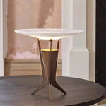Aragon Alabaster Table Lamp – Sculptural LED Accent Light for Modern Interiors