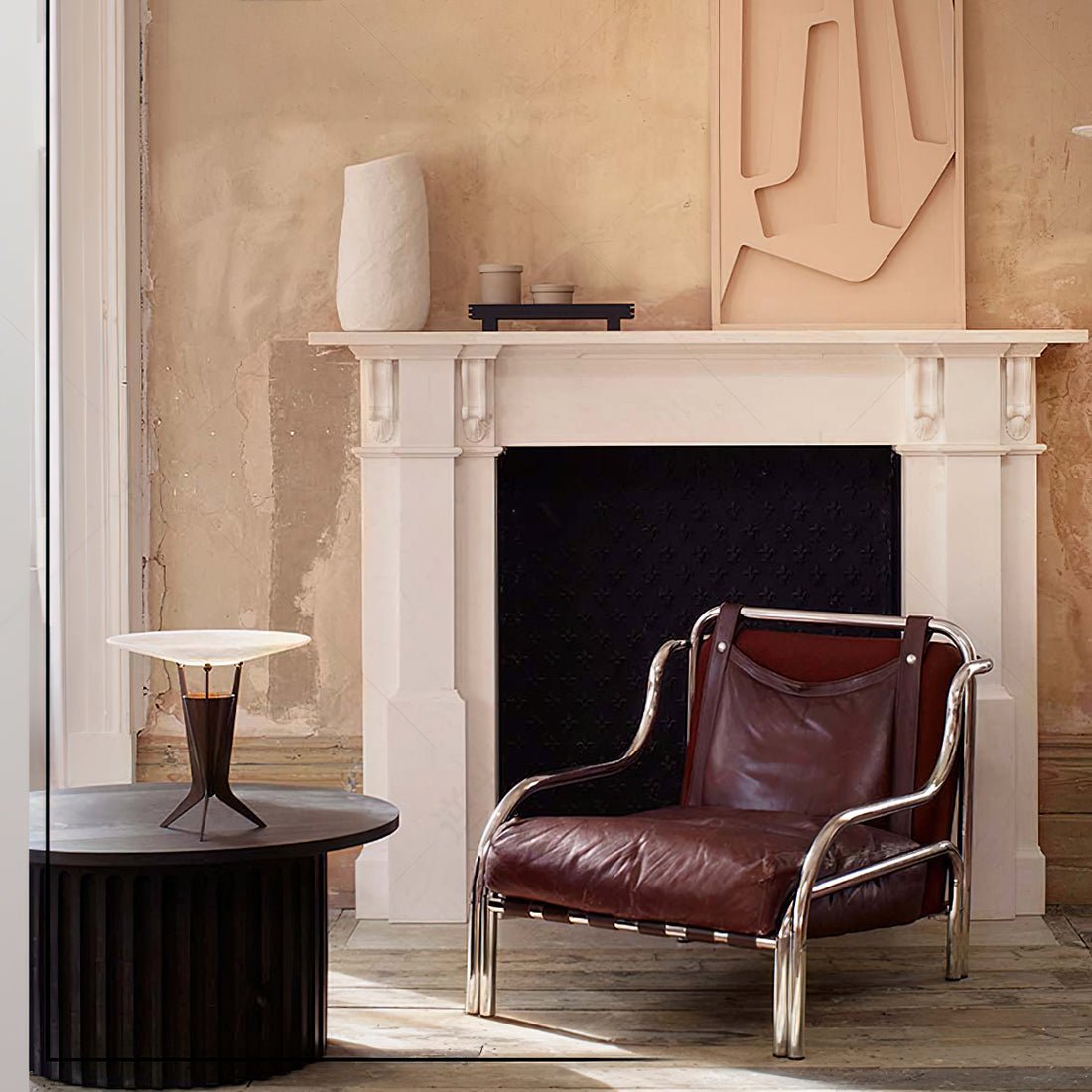 Aragon Alabaster Table Lamp – Sculptural LED Accent Light for Modern Interiors