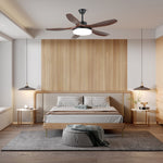 Keltis Ceiling Fan Light with LED and Remote – 48" or 52"