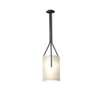 Arborescence Brass Linen Chandelier – Modern Minimalist Pendant for Dining and Foyer