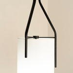 Arborescence Brass Linen Chandelier – Modern Minimalist Pendant for Dining and Foyer