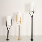 Arborescence Brass Linen Chandelier – Modern Minimalist Pendant for Dining and Foyer
