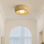 Arboris Ring Ceiling Light – Modern Wood Grain LED Flush Mount