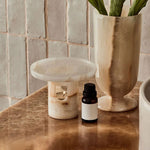 Arc Pillar Marble Candle Holder – Sculptural Tabletop Accent