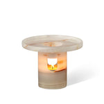 Arc Pillar Marble Candle Holder – Sculptural Tabletop Accent