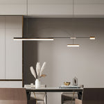 Arc Horizon Linear LED Island Pendant Light for Modern Interiors