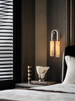 Arc Ridge Alabaster Wall Sconce – Modern LED Wall Light
