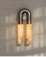 Arc Ridge Alabaster Wall Sconce – Modern LED Wall Light