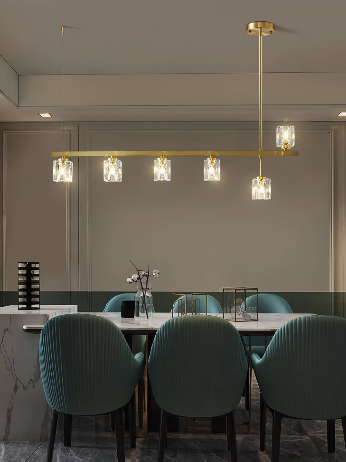 Arcachon Cube Chandelier