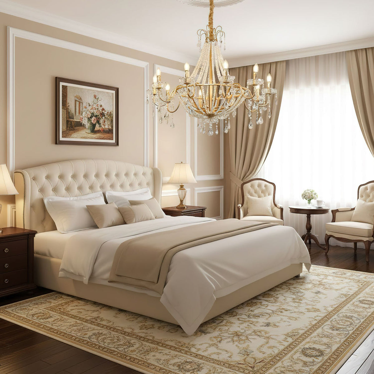 Arcadia Gold Crystal Chandelier – Modern Designer Ceiling Light for Elegant Interiors