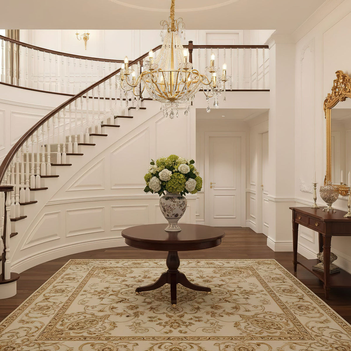 Arcadia Gold Crystal Chandelier – Modern Designer Ceiling Light for Elegant Interiors