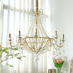 Arcadia Gold Crystal Chandelier – Modern Designer Ceiling Light for Elegant Interiors