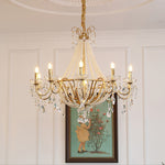 Arcadia Gold Crystal Chandelier – Modern Designer Ceiling Light for Elegant Interiors