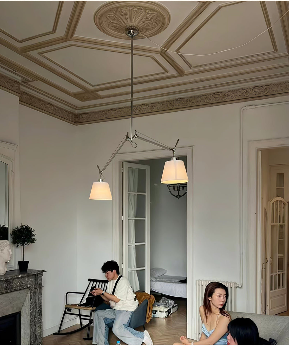Arcadia Shade Pendant Lamp – Designer Fabric Pendant Light for Modern Interiors