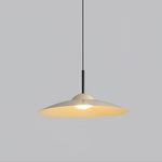 Arcadian Wood Grain Dome Pendant Light with Integrated LED