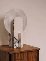 Arch Marble Table Lamp – Sculptural Natural Stone Accent Light