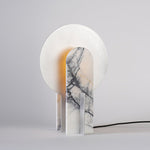 Arch Marble Table Lamp – Sculptural Natural Stone Accent Light