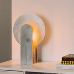 Arch Marble Table Lamp – Sculptural Natural Stone Accent Light