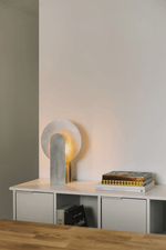 Arch Marble Table Lamp – Sculptural Natural Stone Accent Light