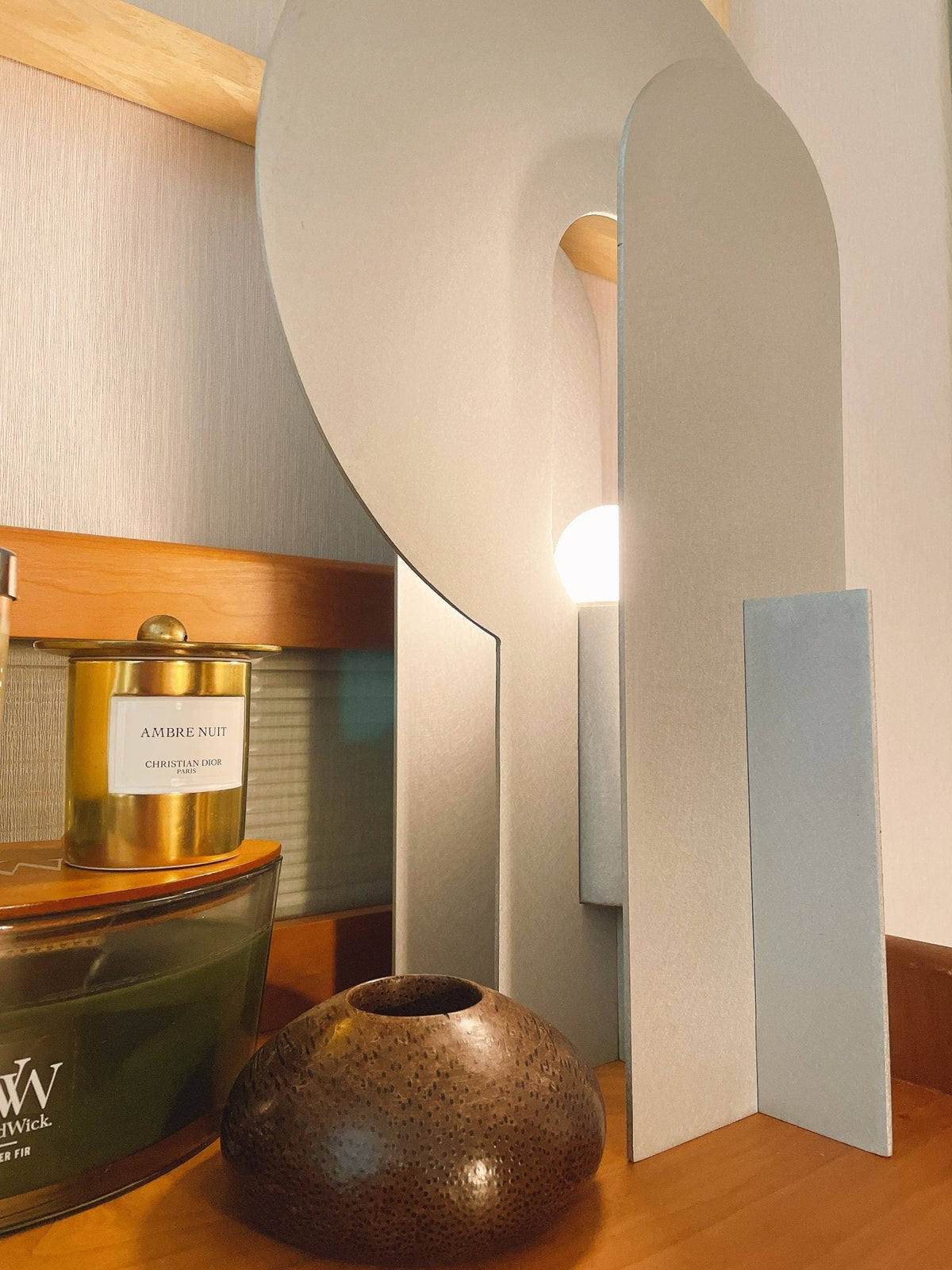 Arch Marble Table Lamp – Sculptural Natural Stone Accent Light
