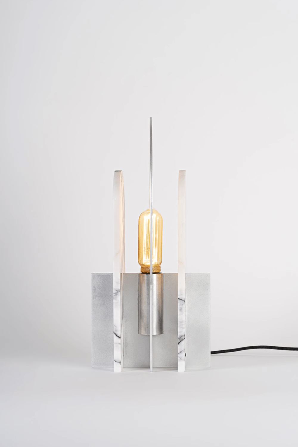 Arch Marble Table Lamp – Sculptural Natural Stone Accent Light