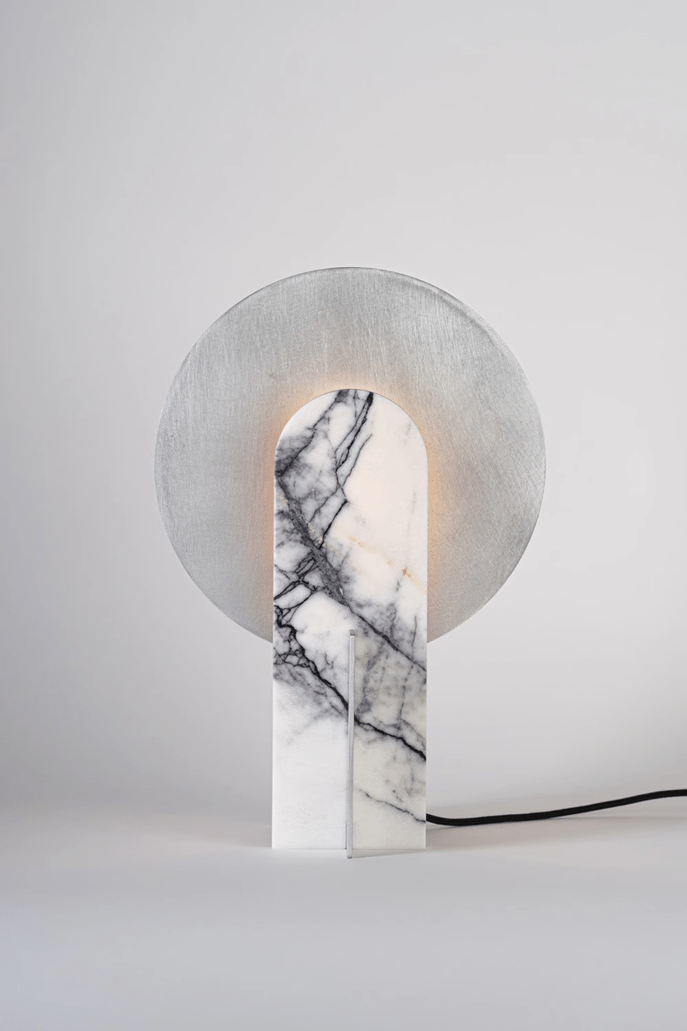 Arch Marble Table Lamp – Sculptural Natural Stone Accent Light