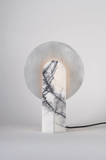 Arch Marble Table Lamp – Sculptural Natural Stone Accent Light