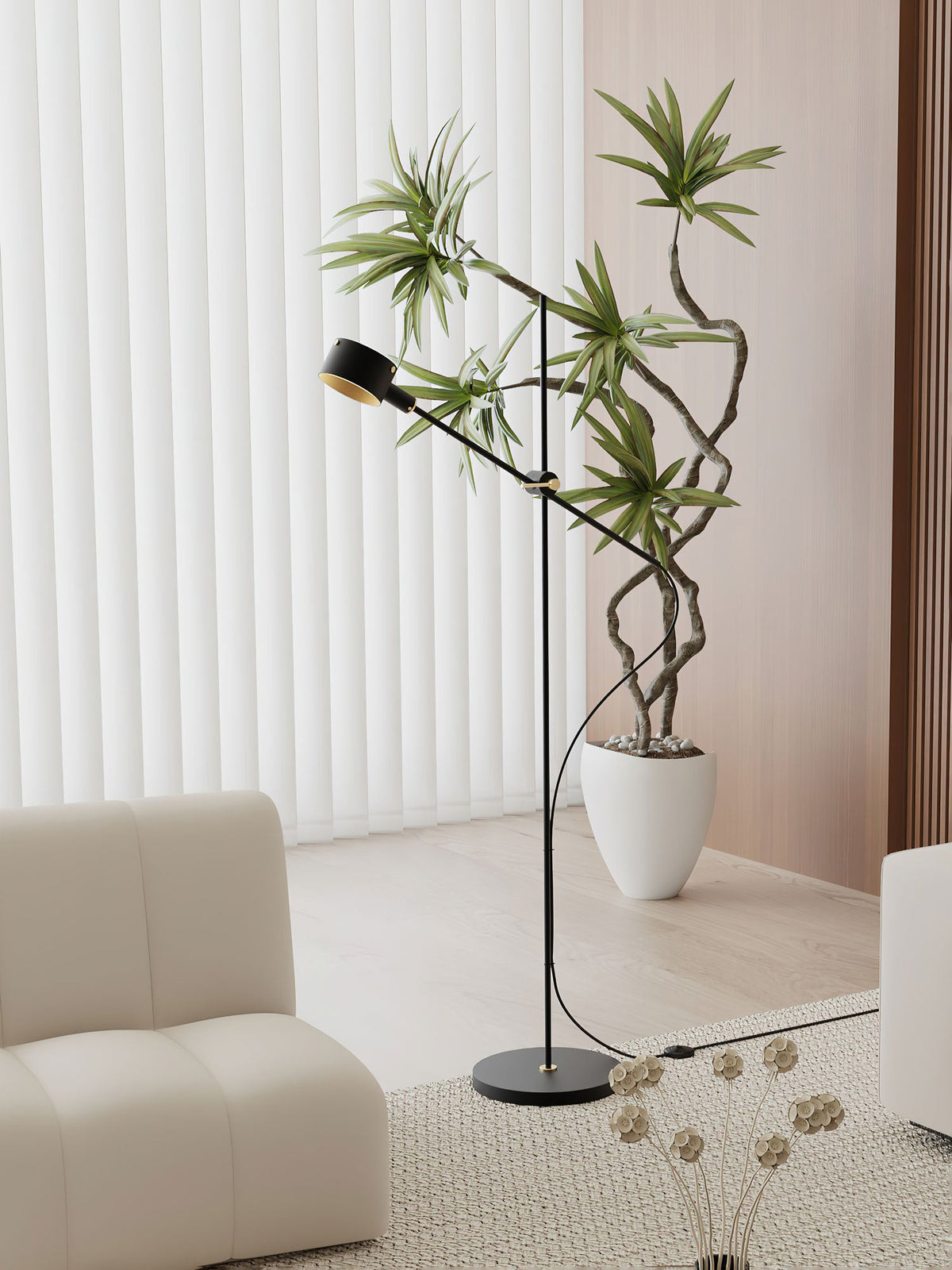 Arclen Adjustable Floor Lamp – Modern Minimalist Reading Light