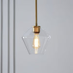 Arclinea Pendant Light in Antique Gold with Glass Shade