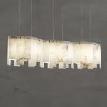 Arctora Alabaster Pendant Light – Sculptural Modern Chandelier