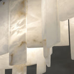 Arctora Alabaster Pendant Light – Sculptural Modern Chandelier