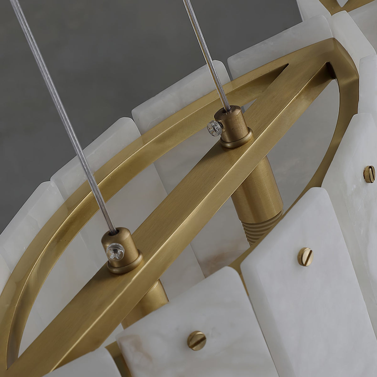 Arctora Alabaster Pendant Light – Sculptural Modern Chandelier